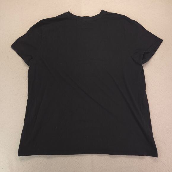 Def Leppard Band Graphic Short Sleeve Crew Neck Shirt Womens Size XL Black - Picture 8 of 8